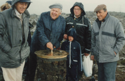 Albert Kristinsson, Gunnar Hjaltason, Steingrímur Atlason forseti og Sigurbjörn Kristinsson.
